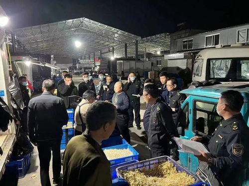 凌晨出擊，蘭陵縣市場(chǎng)監(jiān)管局夜查食用農(nóng)產(chǎn)品零售安全